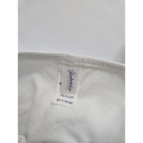 Fredericks of Hollywood Medium Body Suit Slimming White Garment Linger Snaps Med - Picture 5 of 8
